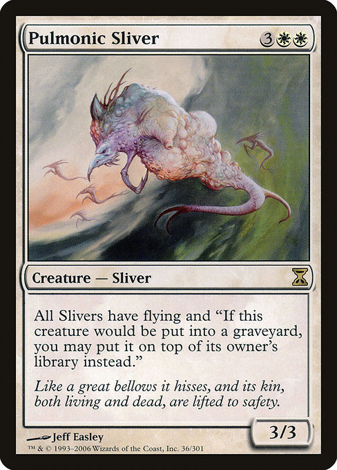 Time Spiral - 36 - Pulmonic Sliver - Rare - W - Non-foil (Front)