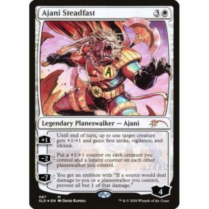 Secret Lair Drop - 87 - Ajani Steadfast - Mythic - W - Foil (Front)