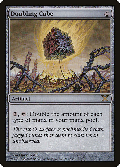 Tenth Edition - 321 - Doubling Cube - Rare - C - Non-foil (Front)