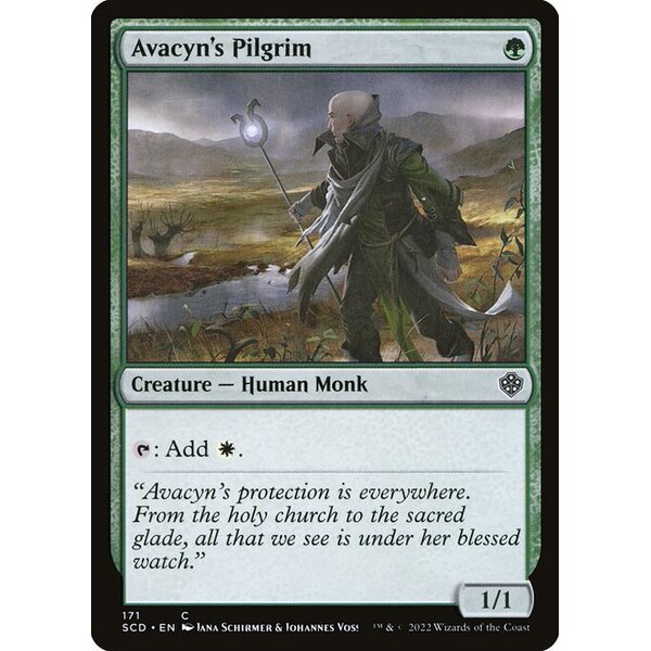Starter Commander Decks - 171 - Avacyn's Pilgrim - Common - G - Non-foil (Front)