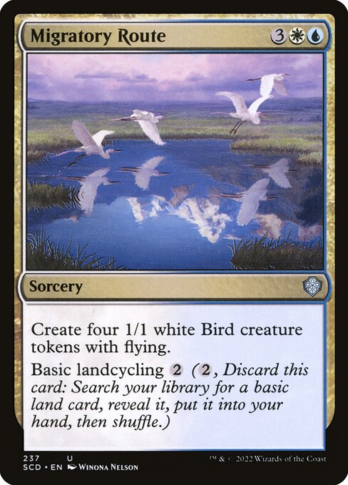 Starter Commander Decks - 237 - Migratory Route - Uncommon - WU - Non-foil (Front)