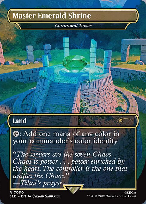 Secret Lair Drop - 7030 - Command Tower - Rare - C - Foil - Promo (Front)