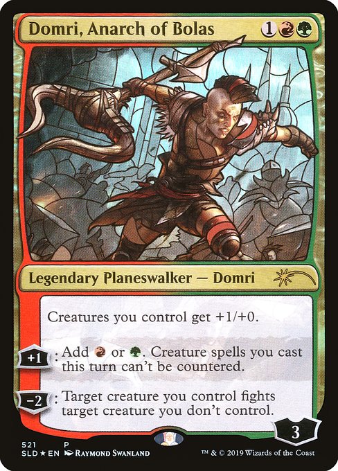 Secret Lair Drop - 521 - Domri, Anarch of Bolas - Rare - RG - Foil - Promo (Front)