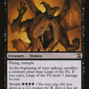 Time Spiral - 113 - Liege of the Pit - Rare - B - Non-foil (Front)