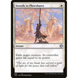 Starter Commander Decks - 37 - Swords to Plowshares - Uncommon - W - Non-foil (Front)