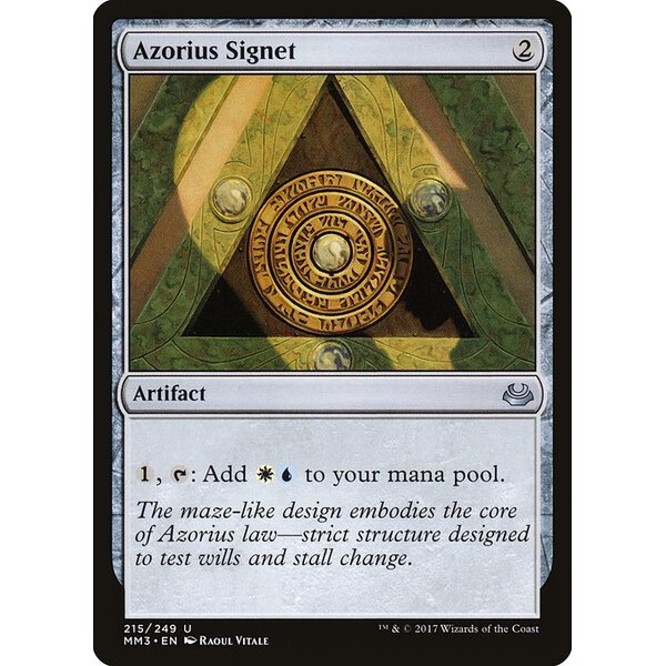 Modern Masters 2017 - 215 - Azorius Signet - Uncommon - C - Non-foil (Front)