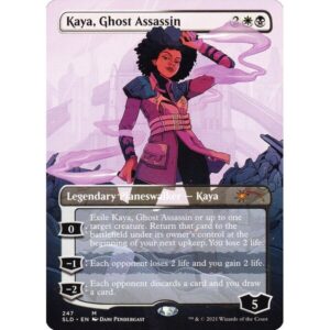 Secret Lair Drop - 247 - Kaya, Ghost Assassin - Mythic - WB - Foil (Front)