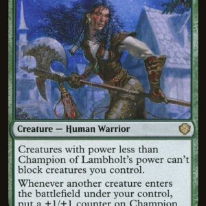 Starter Commander Decks - 174 - Champion of Lambholt - Rare - G - Non-foil (Front)