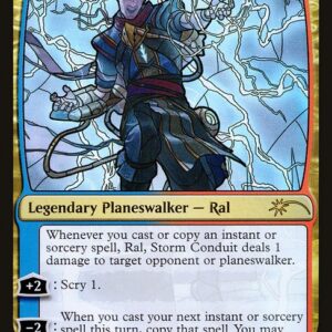 Secret Lair Drop - 523 - Ral, Storm Conduit - Rare - UR - Foil - Promo (Front)