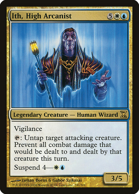 Time Spiral - 241 - Ith, High Arcanist - Rare - WU - Non-foil (Front)