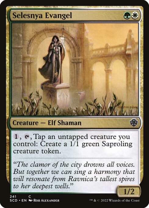 Starter Commander Decks - 241 - Selesnya Evangel - Common - WG - Non-foil (Front)