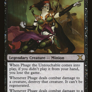 Tenth Edition - 166 - Phage the Untouchable - Rare - B - Non-foil (Front)