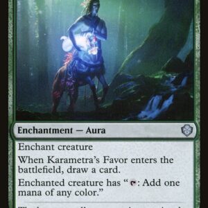 Starter Commander Decks - 195 - Karametra's Favor - Uncommon - G - Non-foil (Front)
