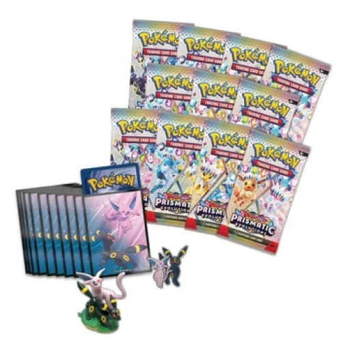Alternative view of [Rip & Ship Exclusive] Pokemon Prismatic Evolutions Premium Figure Collection