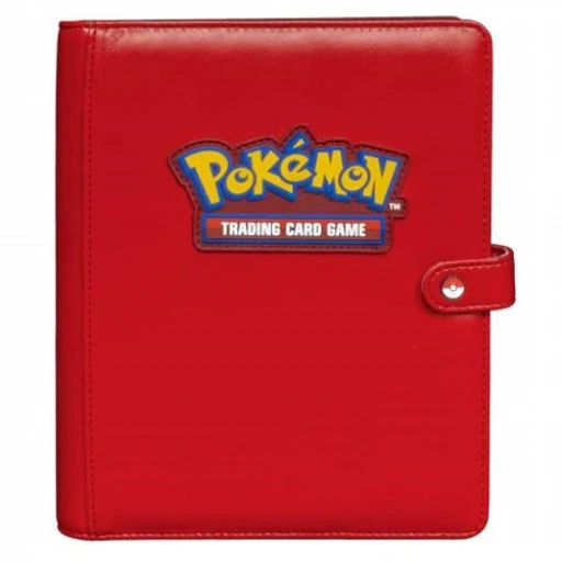 Ultra Pro - 4-Pocket Premium Snap Binder Pokemon Red