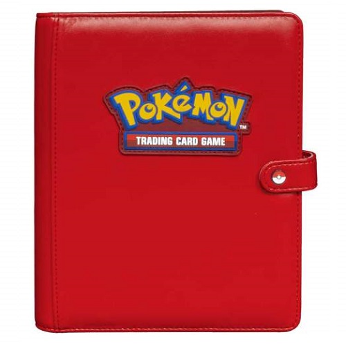 Ultra Pro - 4-Pocket Premium Snap Binder Pokemon Red