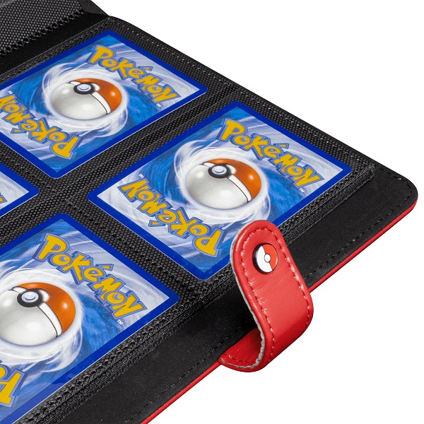 Ultra Pro - 4-Pocket Premium Snap Binder Pokemon Red - Bilde 3