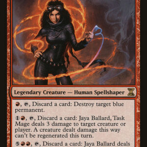 Time Spiral - 166 - Jaya Ballard, Task Mage - Rare - R - Non-foil (Front)