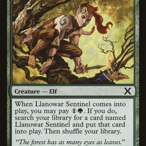 Tenth Edition - 275 - Llanowar Sentinel - Common - G - Non-foil (Front)