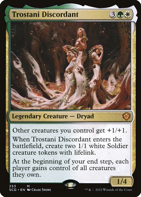 Starter Commander Decks - 253 - Trostani Discordant - Mythic - WG - Non-foil (Front)