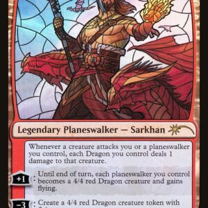 Secret Lair Drop - 514 - Sarkhan the Masterless - Rare - R - Foil - Promo (Front)