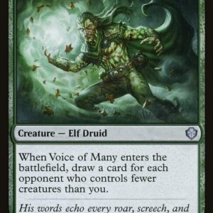 Starter Commander Decks - 215 - Voice of Many - Uncommon - G - Non-foil (Front)