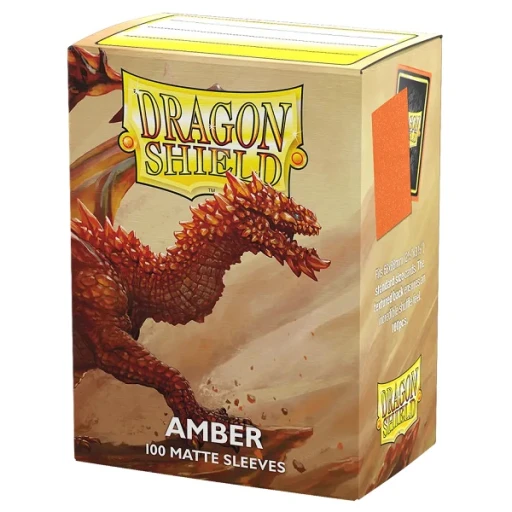 Dragon Shield Standard Sleeves - Matte Amber
