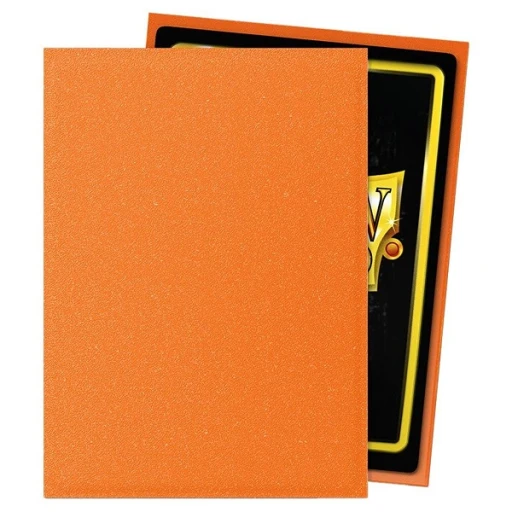Alternative view of Dragon Shield Standard Sleeves - Matte Amber