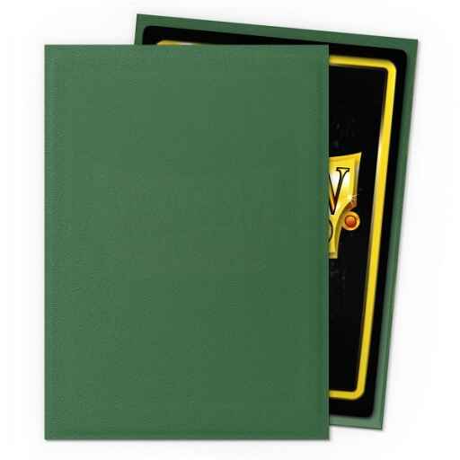 Alternative view of Dragon Shield Standard Sleeves - Matte Forest Green