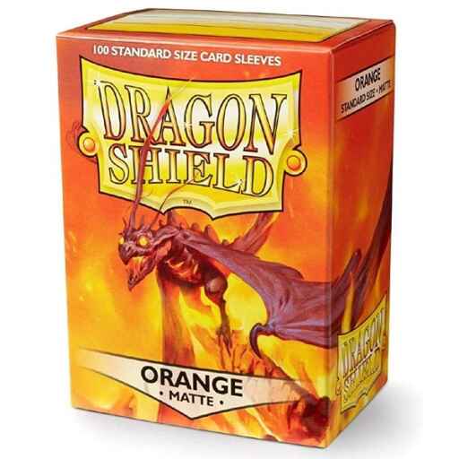 Dragon Shield Standard Sleeves - Matte Orange