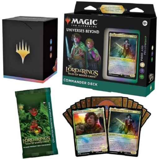 Alternative view of Magic – The Lord of The Rings Commander Deck - Food and Fellowship