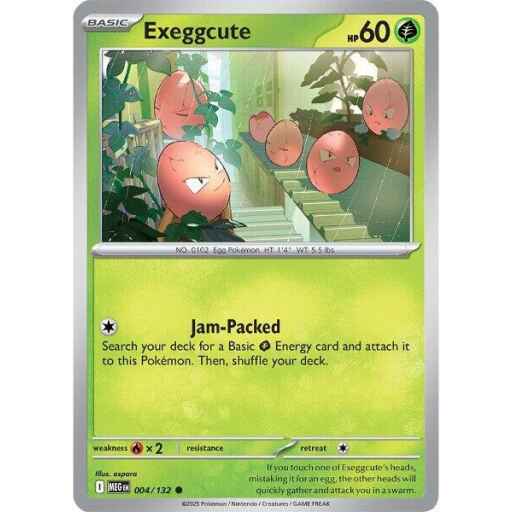 ME01: Mega Evolution - 004/132 - Exeggcute - Reverse Holo