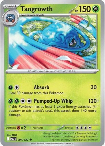 ME01: Mega Evolution - 007/132 - Tangrowth - Reverse Holo