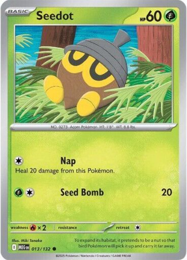 ME01: Mega Evolution - 013/132 - Seedot - Reverse Holo