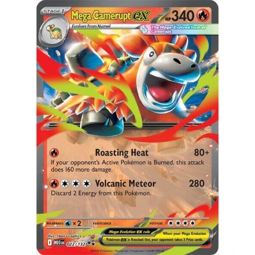 ME01: Mega Evolution - 022/132 - Mega Camerupt ex