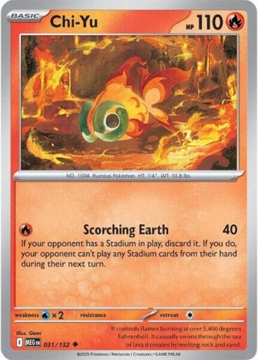ME01: Mega Evolution - 031/132 - Chi-Yu - Reverse Holo