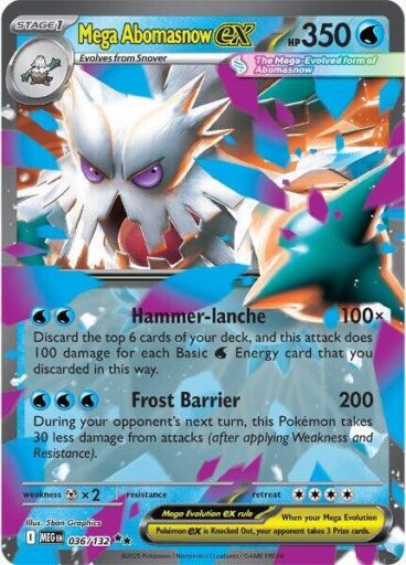 ME01: Mega Evolution - 036/132 - Mega Abomasnow ex