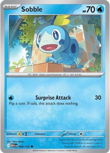 ME01: Mega Evolution - 039/132 - Sobble - Reverse Holo