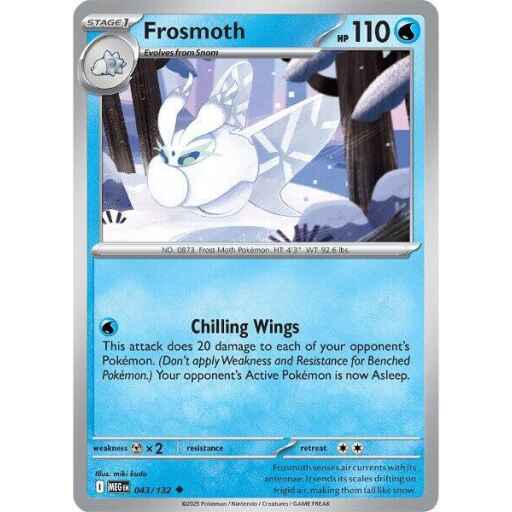 ME01: Mega Evolution - 043/132 - Frosmoth - Reverse Holo