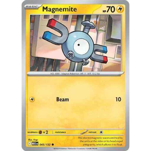 ME01: Mega Evolution - 045/132 - Magnemite - Reverse Holo