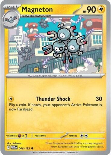 ME01: Mega Evolution - 046/132 - Magneton - Reverse Holo