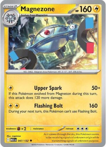 ME01: Mega Evolution - 047/132 - Magnezone - Reverse Holo