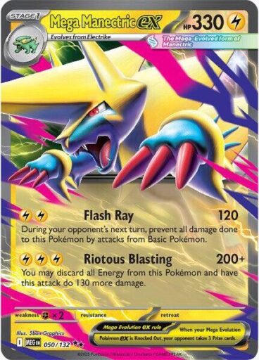 ME01: Mega Evolution - 050/132 - Mega Manectric ex