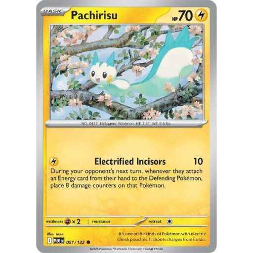 ME01: Mega Evolution - 051/132 - Pachirisu - Reverse Holo