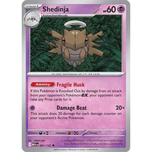 ME01: Mega Evolution - 061/132 - Shedinja - Reverse Holo