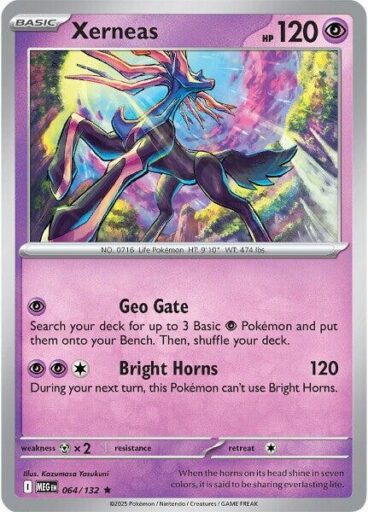ME01: Mega Evolution - 064/132 - Xerneas - Reverse Holo