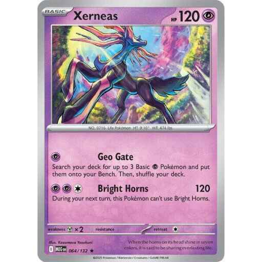 ME01: Mega Evolution - 064/132 - Xerneas - Reverse Holo