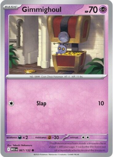 ME01: Mega Evolution - 067/132 - Gimmighoul - Reverse Holo