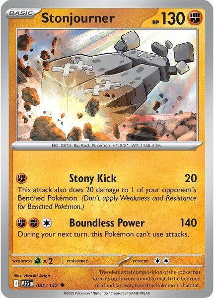 ME01: Mega Evolution - 081/132 - Stonjourner - Reverse Holo