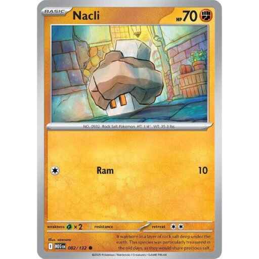 ME01: Mega Evolution - 082/132 - Nacli - Reverse Holo